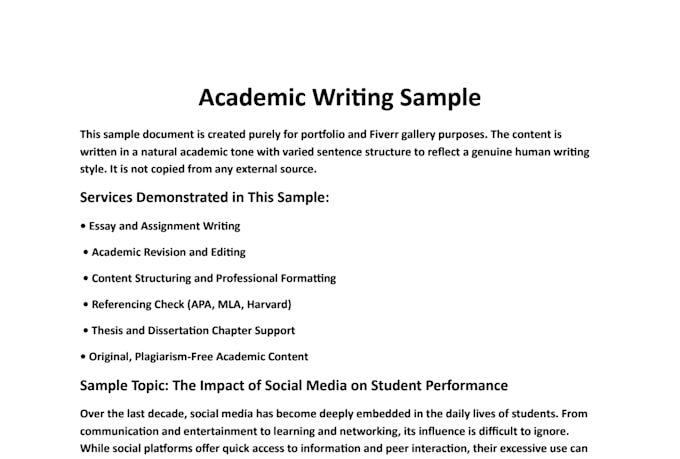 write professional essays, assignments, and academic papers